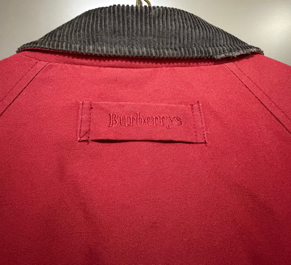 90s 버버리 코듀로이 카라 자켓 상품이미지6