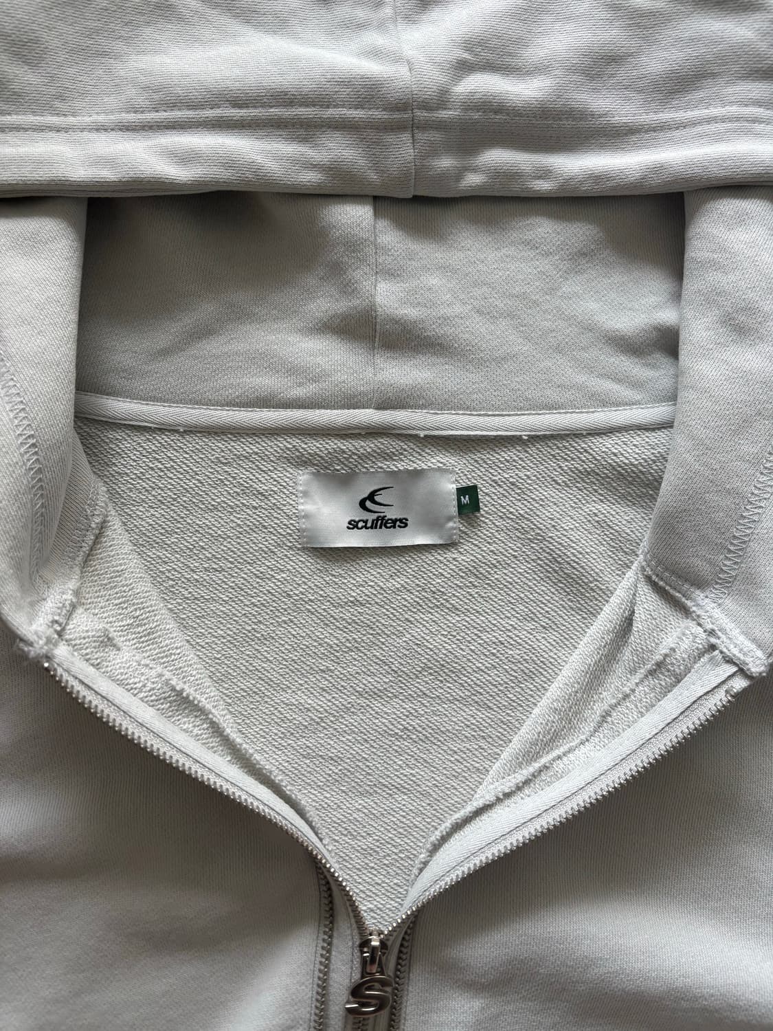 스쿠퍼스 스틸 그레이 지퍼 후드집업 m 상품이미지2