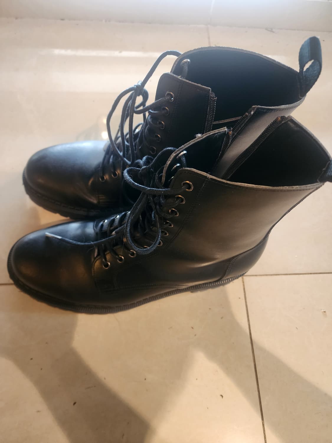 커스텀 에이드 소가죽 코만도 워커 루카스 팜. 280mm 군화 부츠 상품이미지1