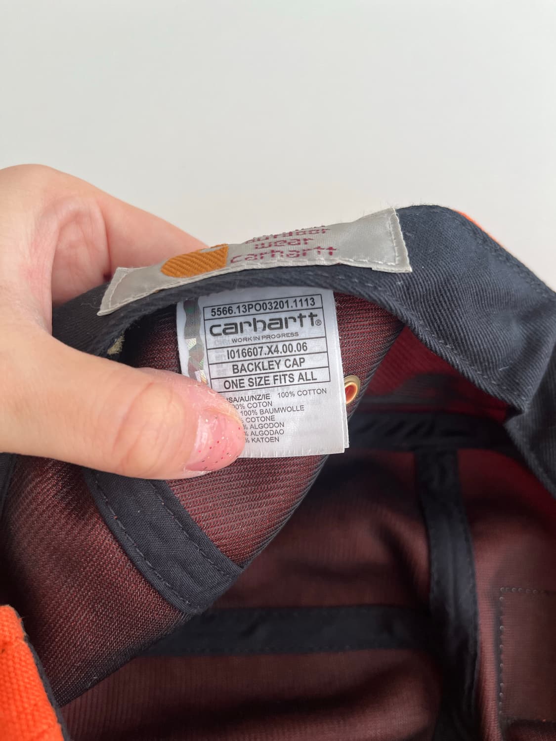 F) 칼하트 바클리 캠프캡 오렌지 상품이미지7