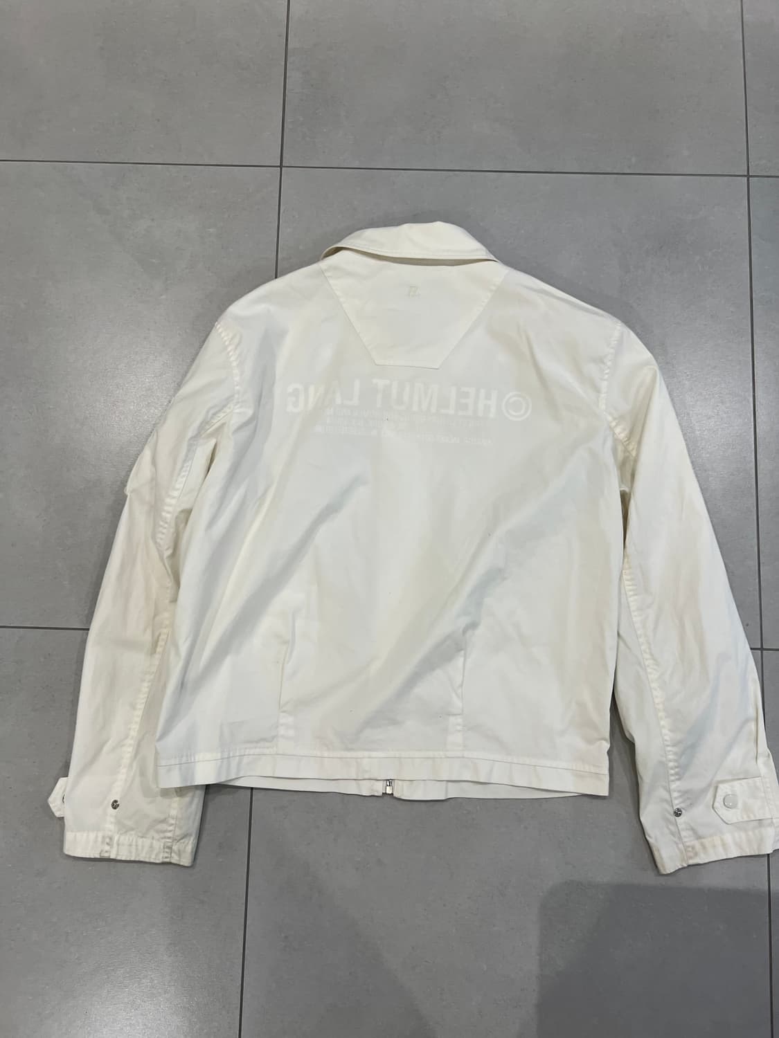 헬무트랭 에비에이터 자켓 화이트 L 상품이미지2