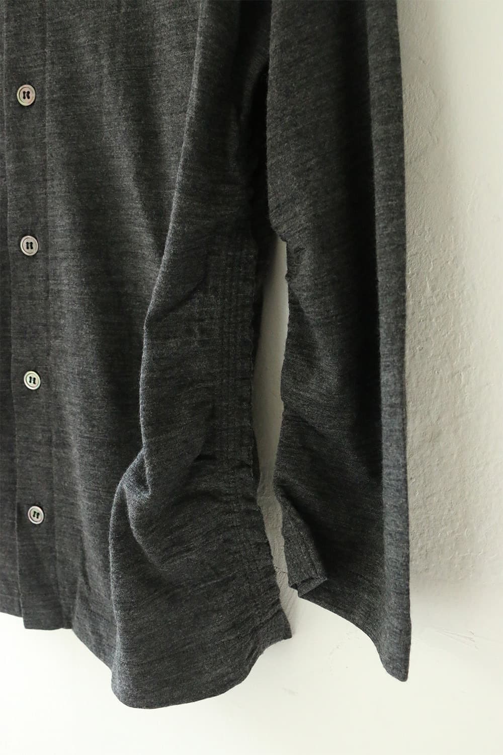 꼼데가르송 트리콧 울 사이드 셔링 가디건 상품이미지7