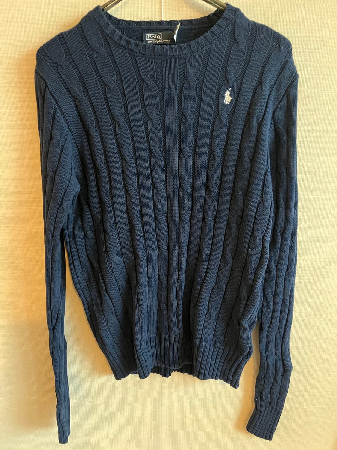 정품 폴로 꽈배기 니트 상품이미지1