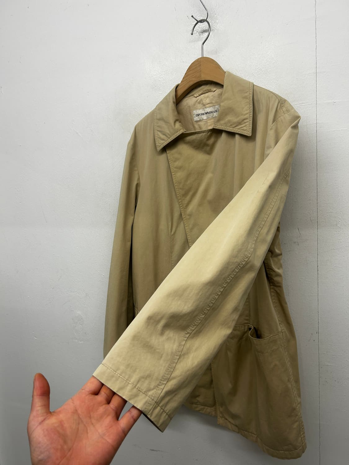 Emporio Armani 엠포리오 아르마니 코튼 코트 자켓 상품이미지5