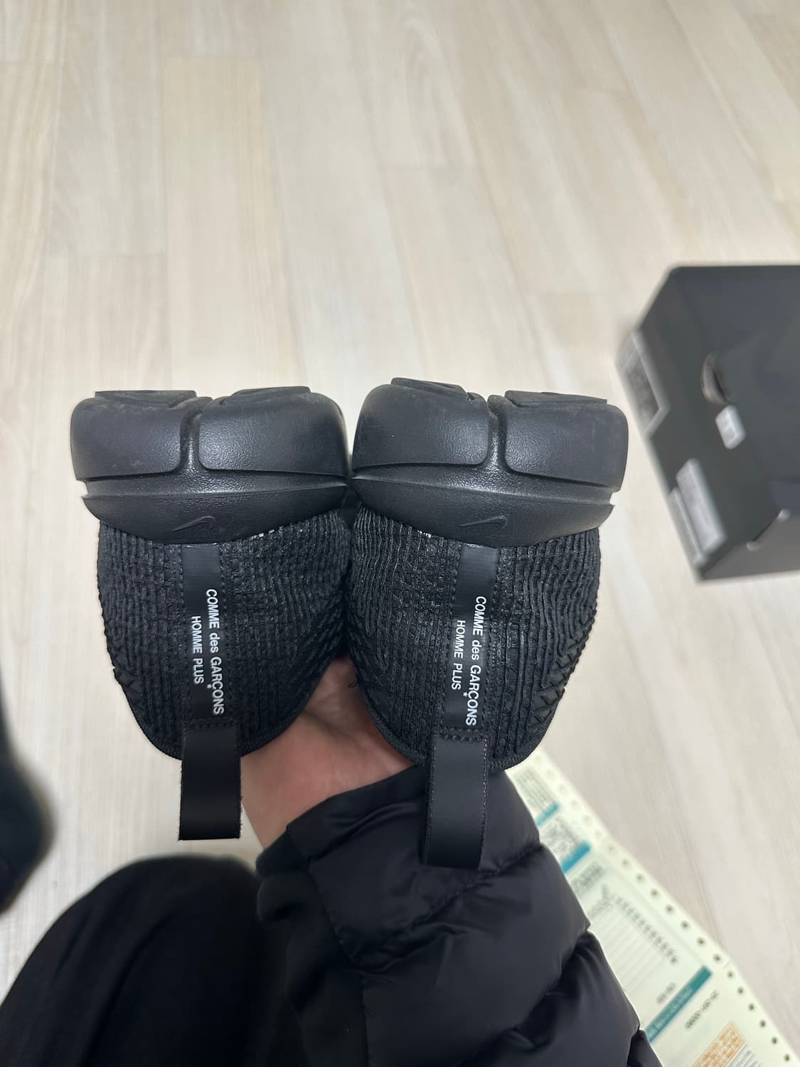 나이키 꼼데옴므 플러스 리쥬벤 280 블랙 상품이미지6