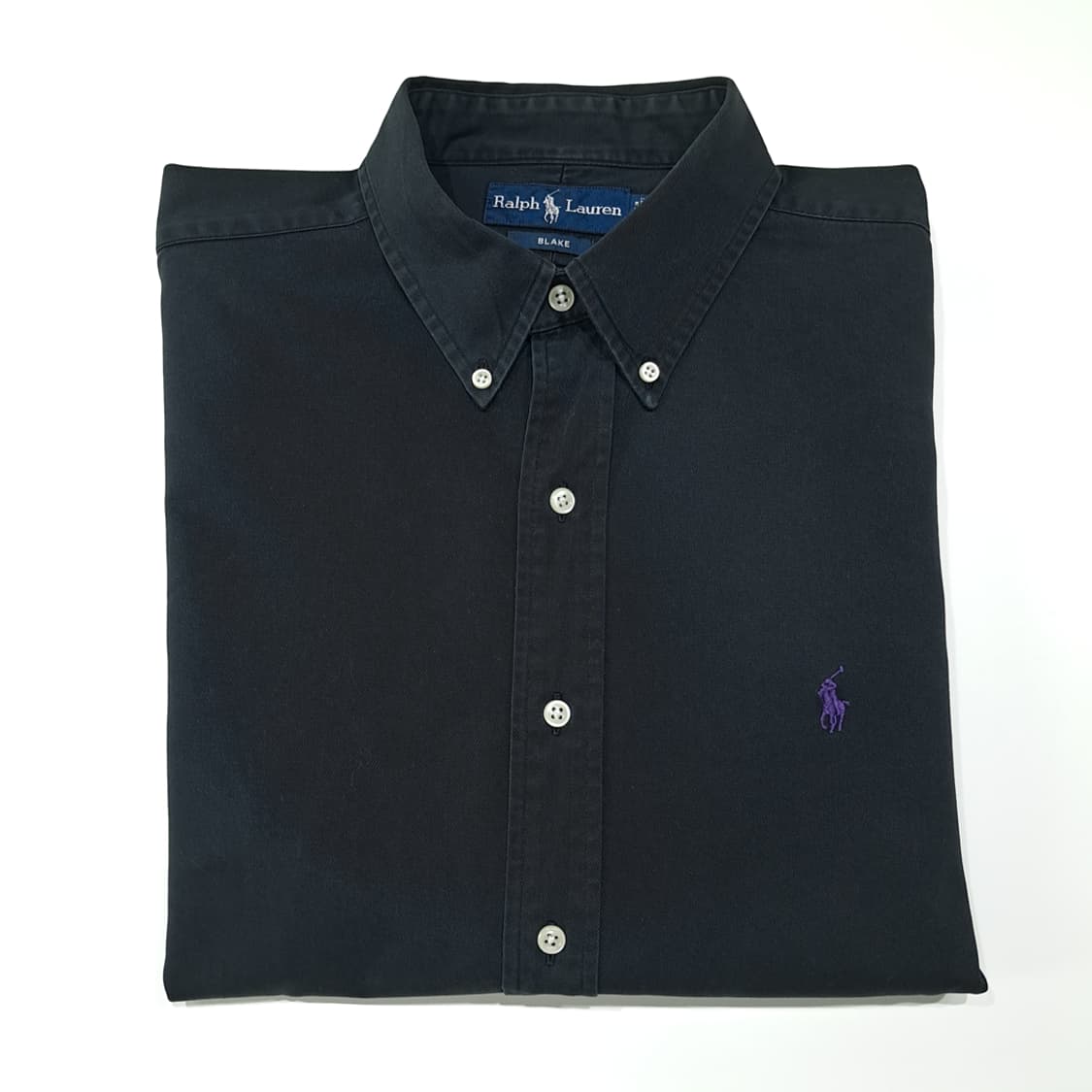 CL706 L 폴로 90s 미국판 퍼플포니 에메랄드 그린 셔츠 남방 상품이미지8