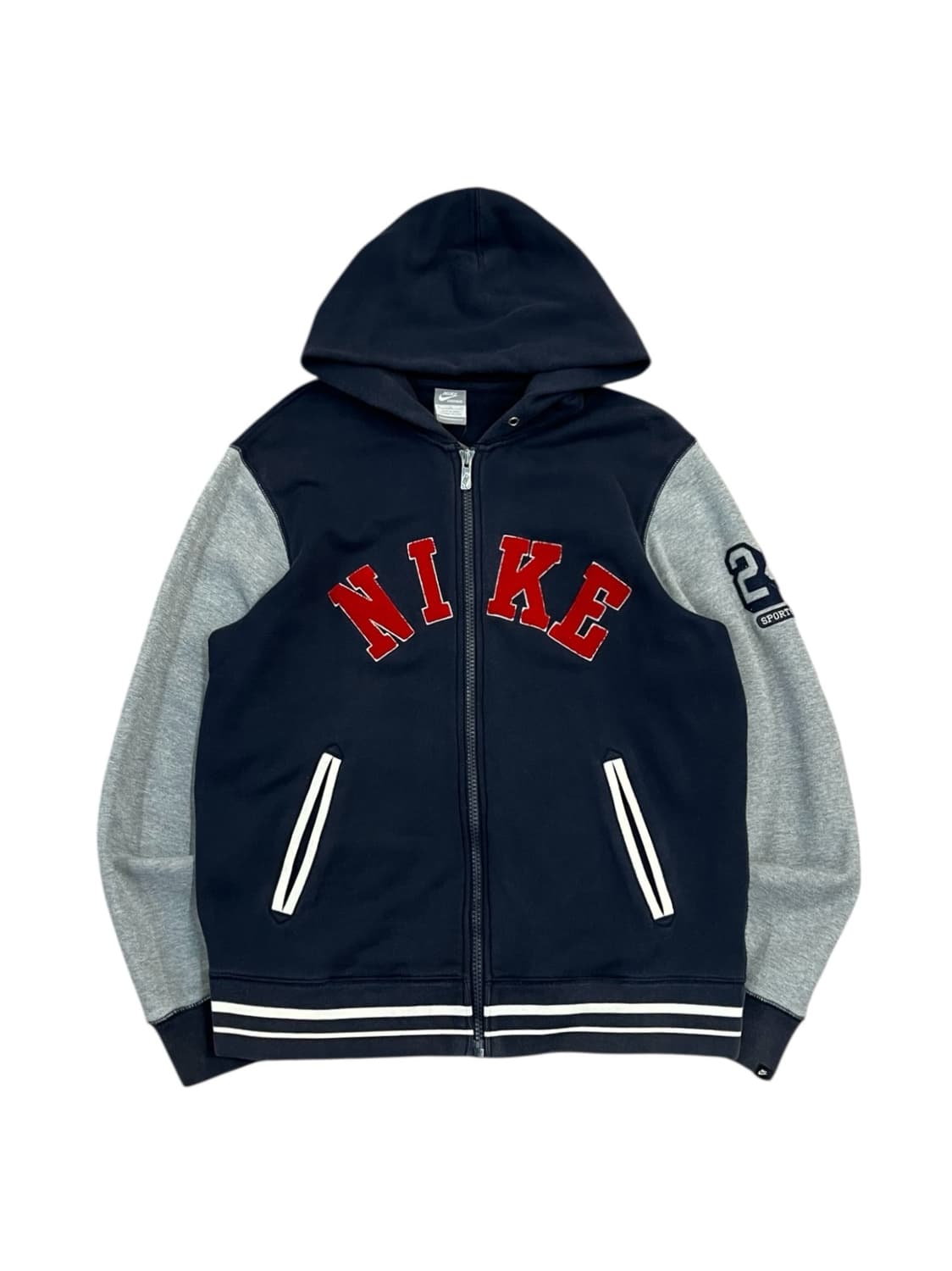 나이키 플리스로고 후드집업 네이비 XL #csz2254 상품이미지3