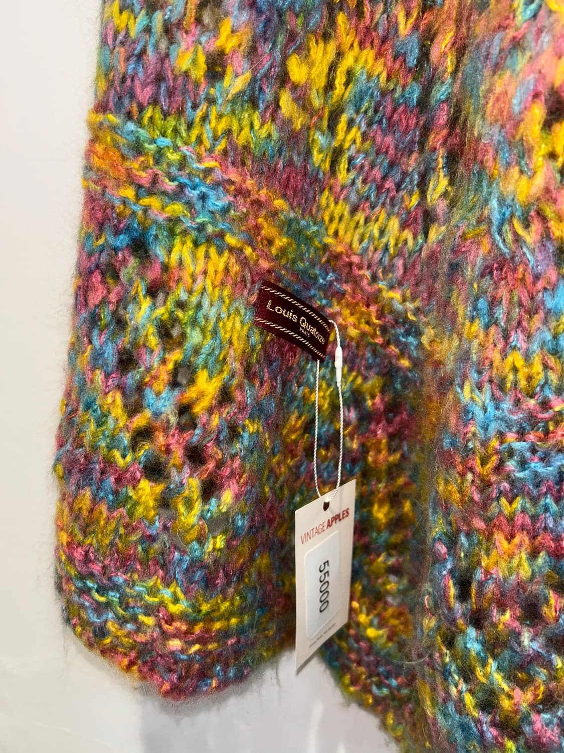 레인보우 니트 케이프 숄 상품이미지3