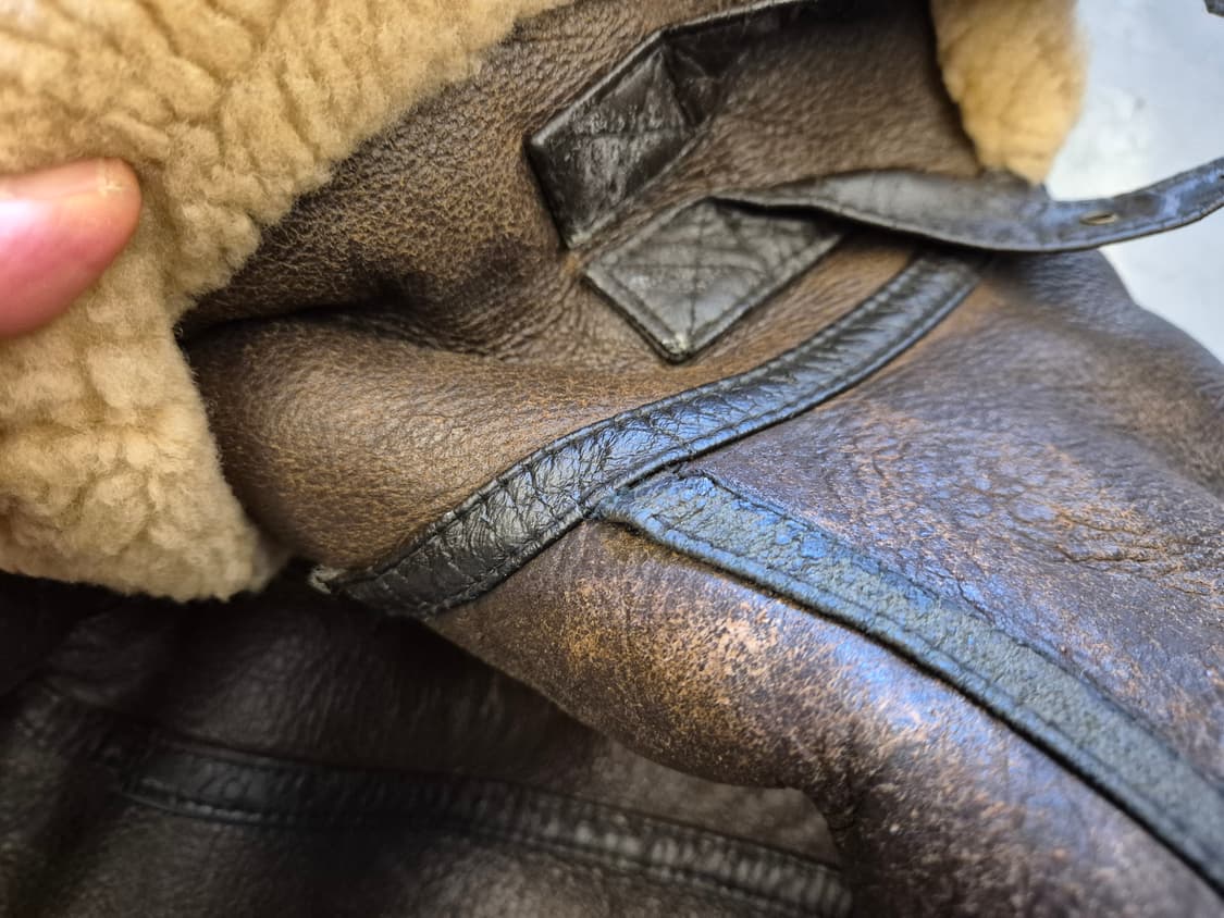 90s TTPE B-3 양가죽 무스탕 상품이미지8