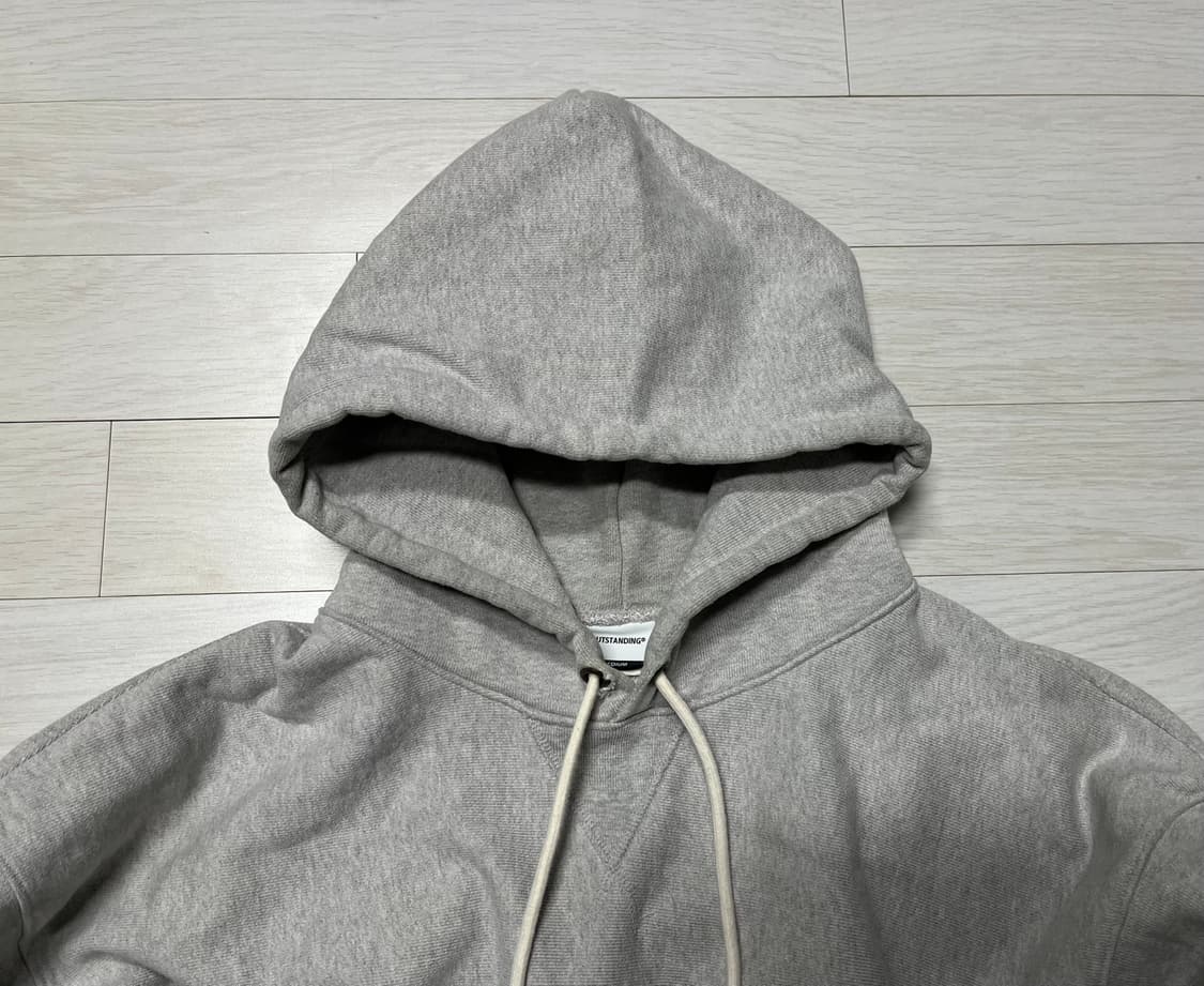 아웃스탠딩 리버스 헤비웨이트 후드 멜란지3% M 상품이미지4
