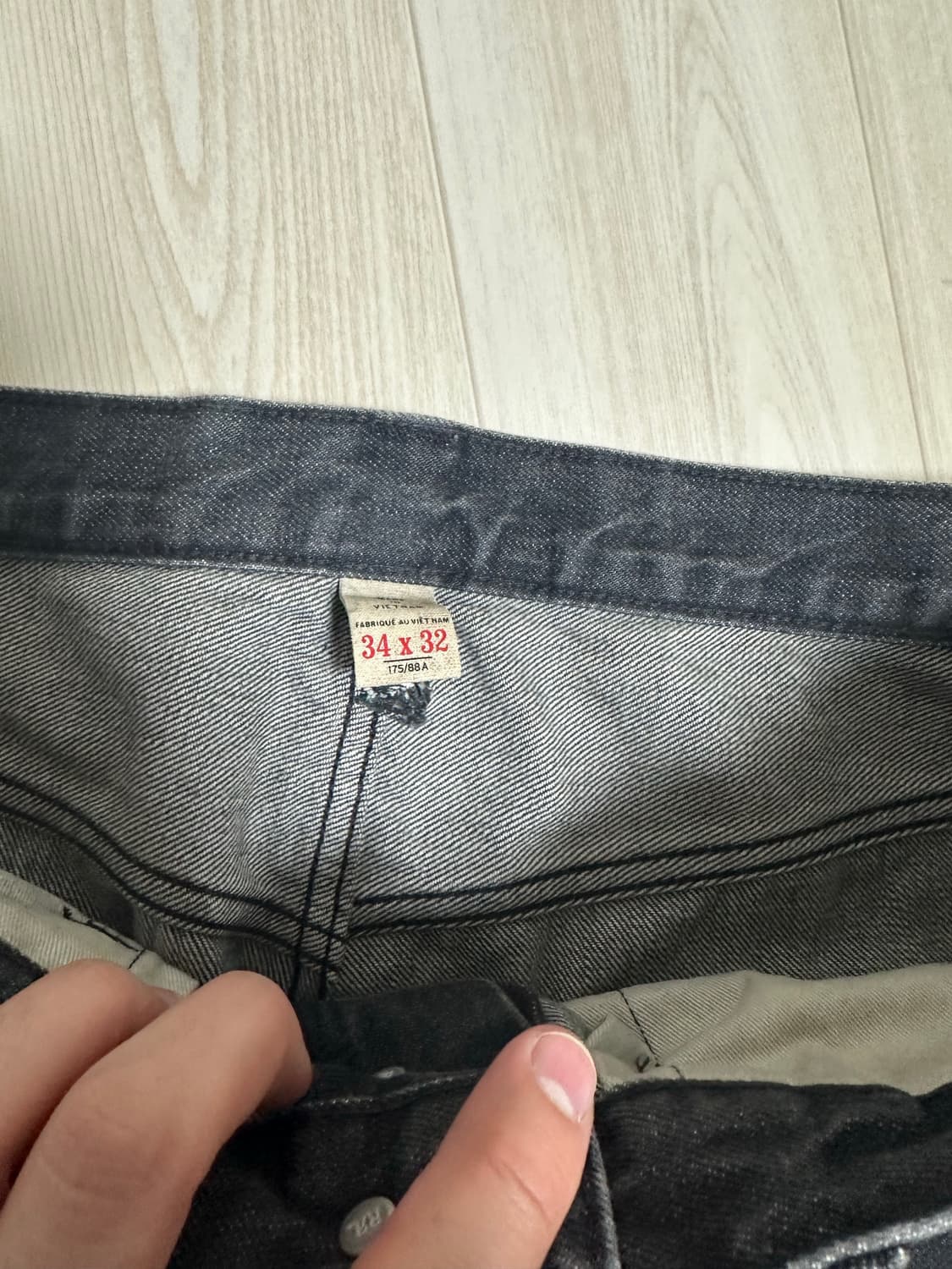 34x32 RRL 스트레이트 핏 데님 상품이미지5