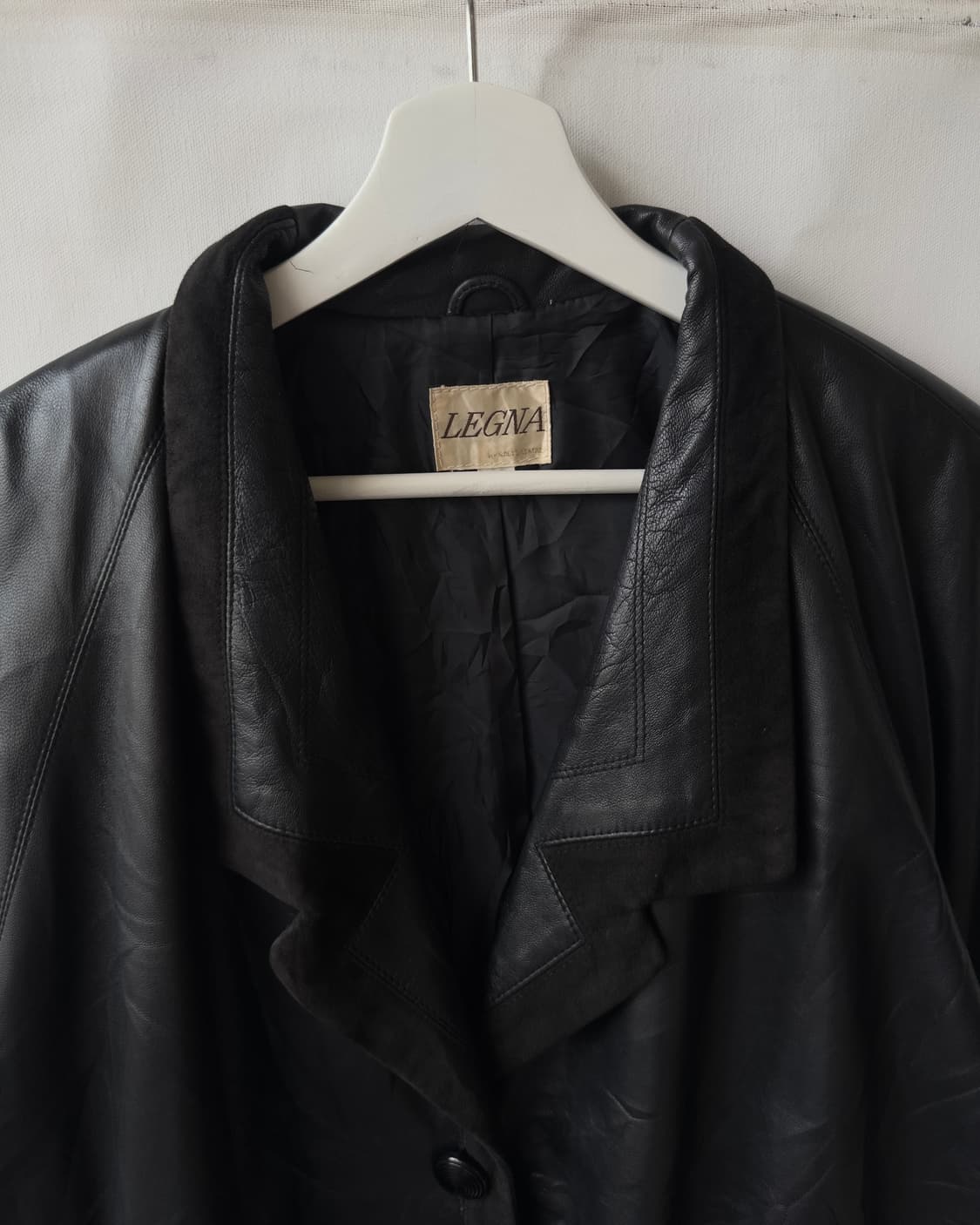 [LEGNA] Single Leather Coat 상품이미지3