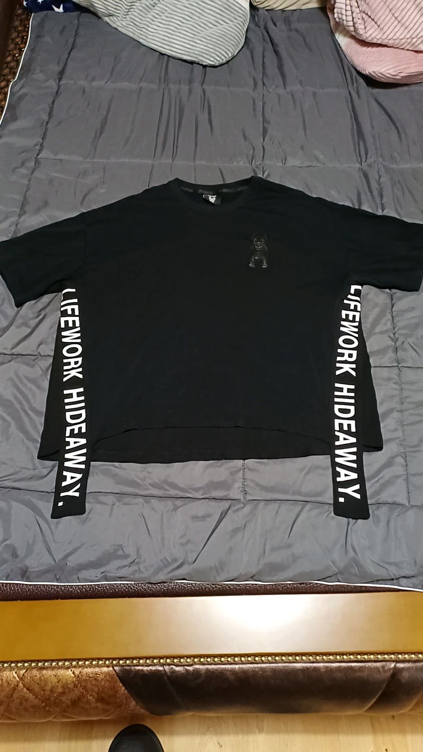 라이프워크 오버핏반팔 F 여성99가능 가슴67 기장71 상품이미지1