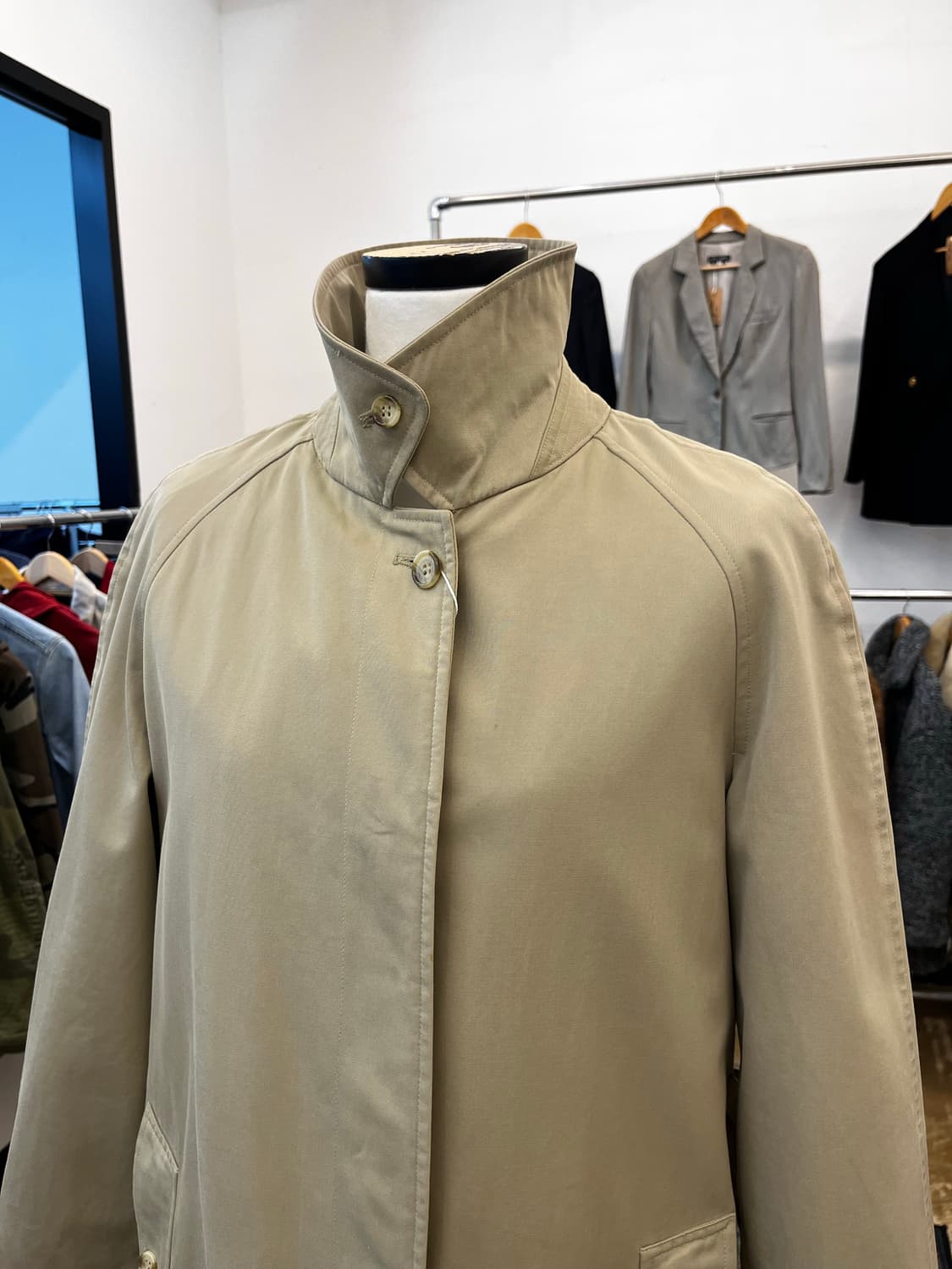 닥스 벨티드 맥코트  베이지 상품이미지3