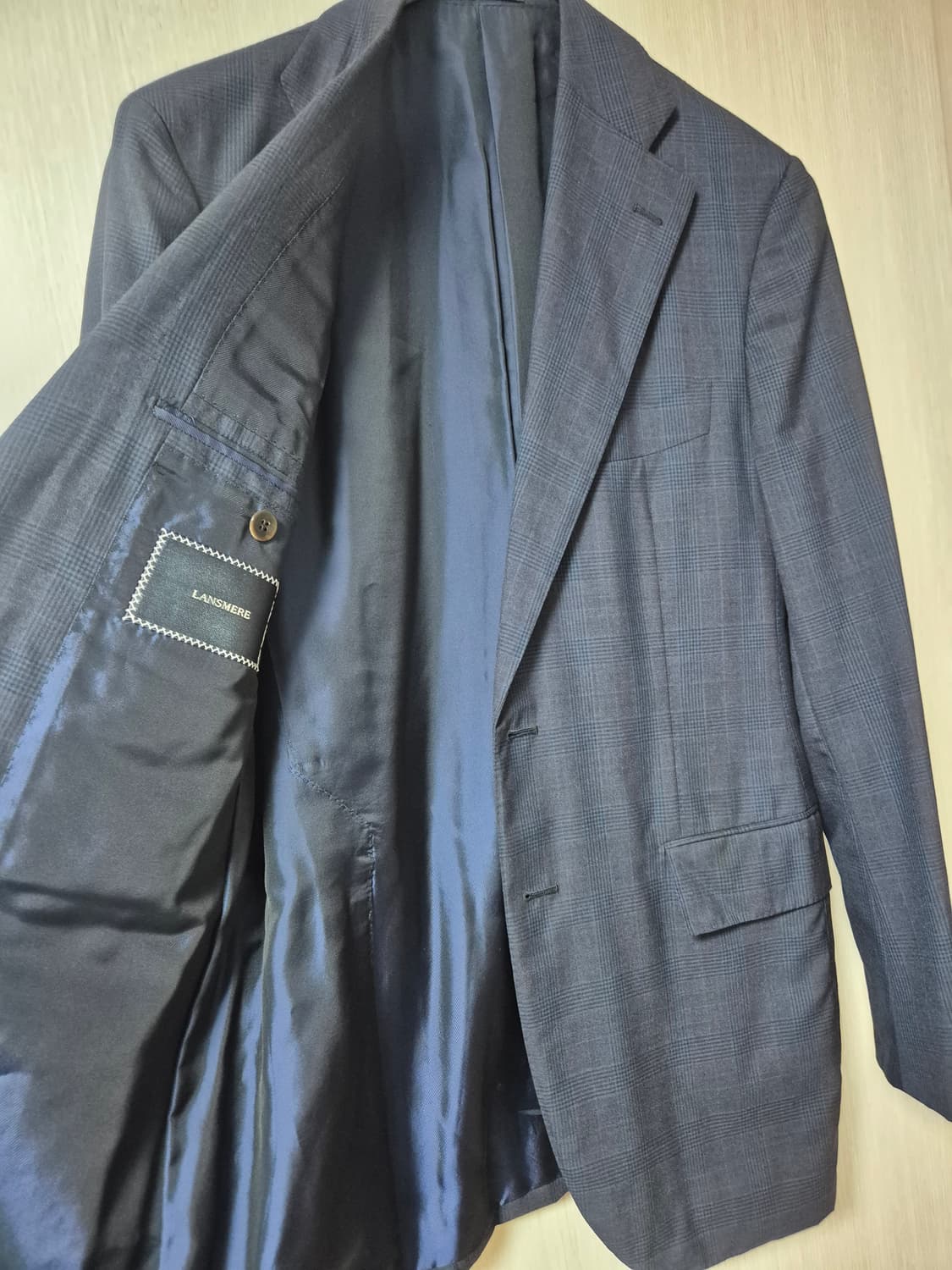 란스미어 블레이져 정장자켓 46R 삼성물산 남성 울자켓 상품이미지3