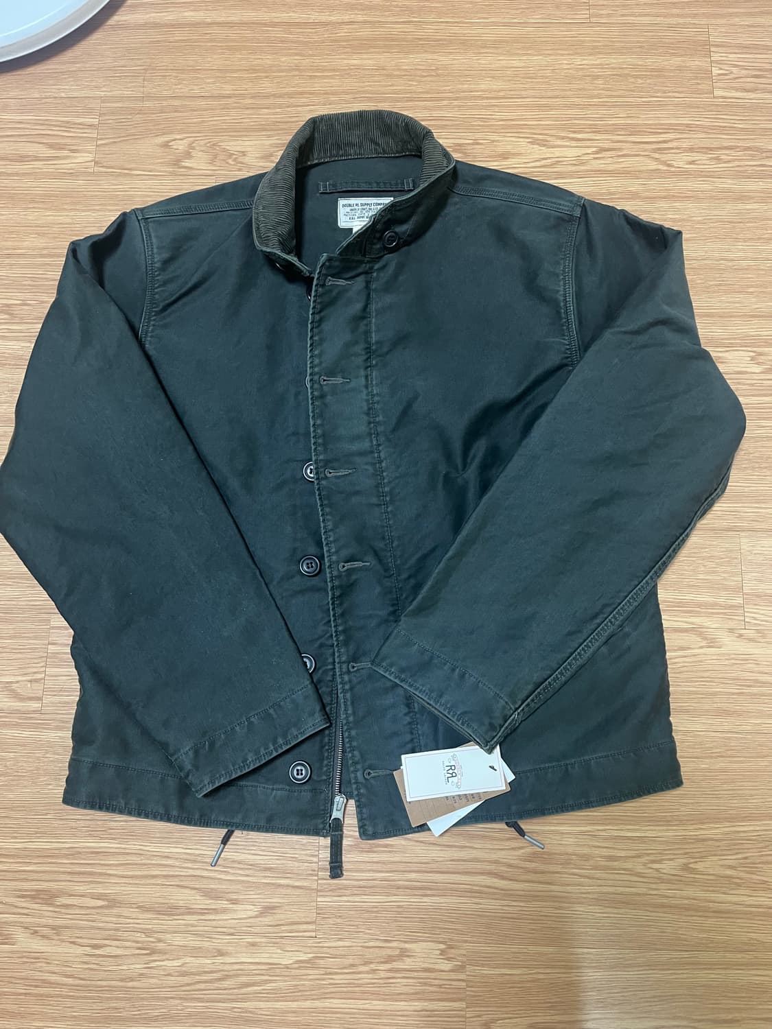 rrl 덱자켓 빈티지 블랙 m사이즈 상품이미지1