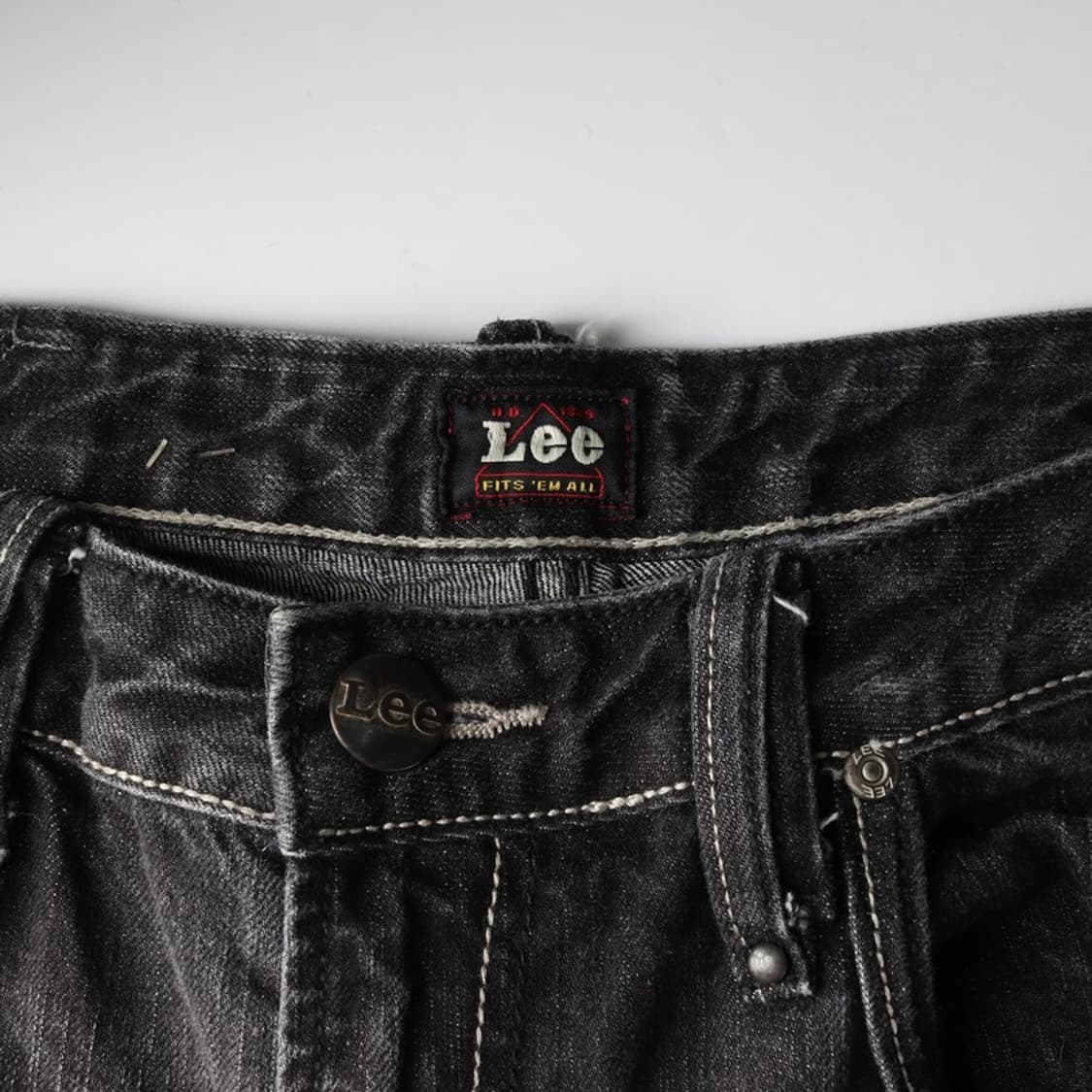 Lee 흑청 워싱 데님 팬츠 32 상품이미지6