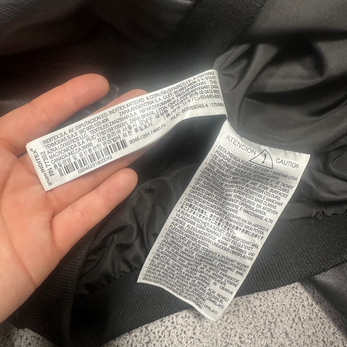 ✨ (바배) 자라 레더 가죽 크롭 자켓  상품이미지4