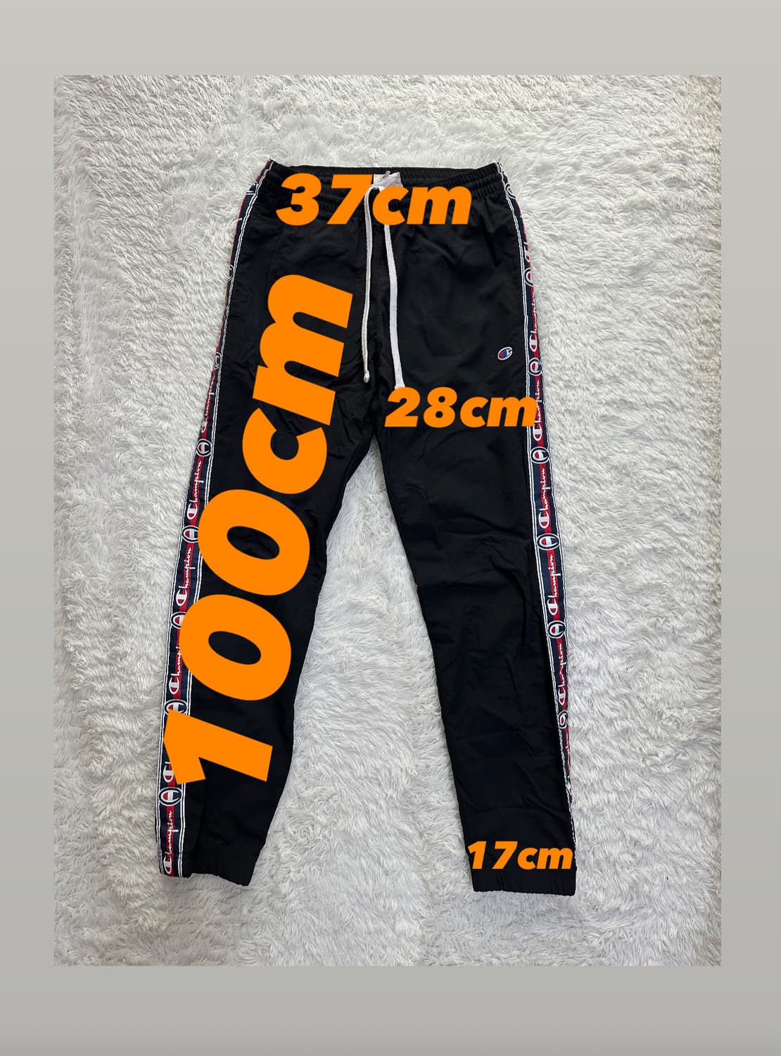 챔피온 트랙 바지 XS 블랙 상품이미지2