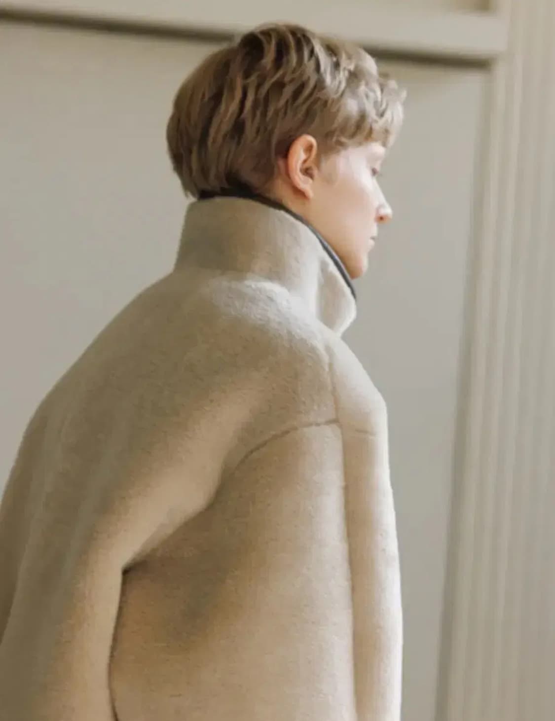 모이아 리버시블 무스탕 reversible fur coat (taupe) 상품이미지4