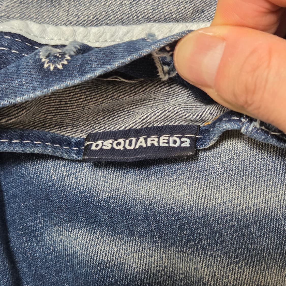 Dsquared2 디스퀘어드 페인팅 데님 청 반바지  상품이미지5