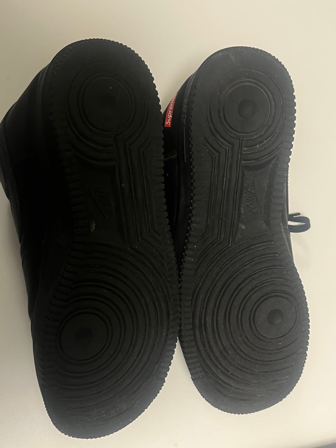 급처) 나이키 슈프림 에어포스 블랙 255 상품이미지6