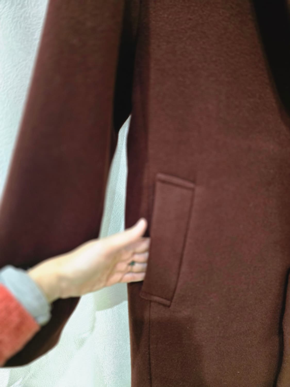 지오 송지오 울 90% 고급 퀼팅 코트 100 상품이미지2