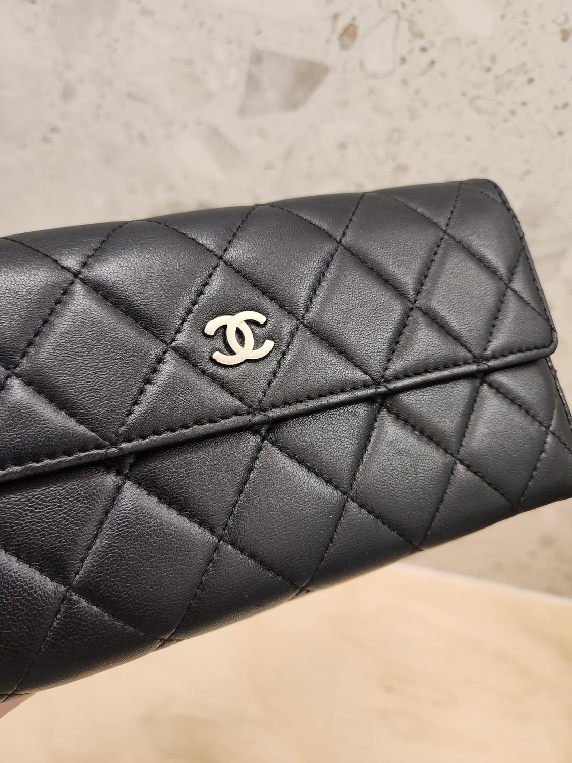 샤넬 A50096 램스킨 CC로고 장지갑 #17 상품이미지4