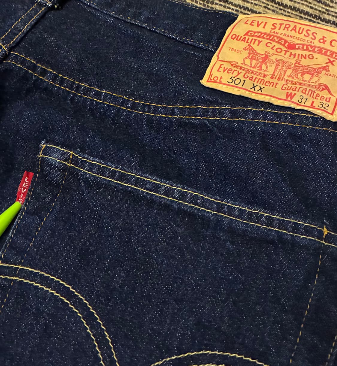 (32)LVC 리바이스 빈티지 클로딩 55501 셀비지데님501xx 상품이미지8
