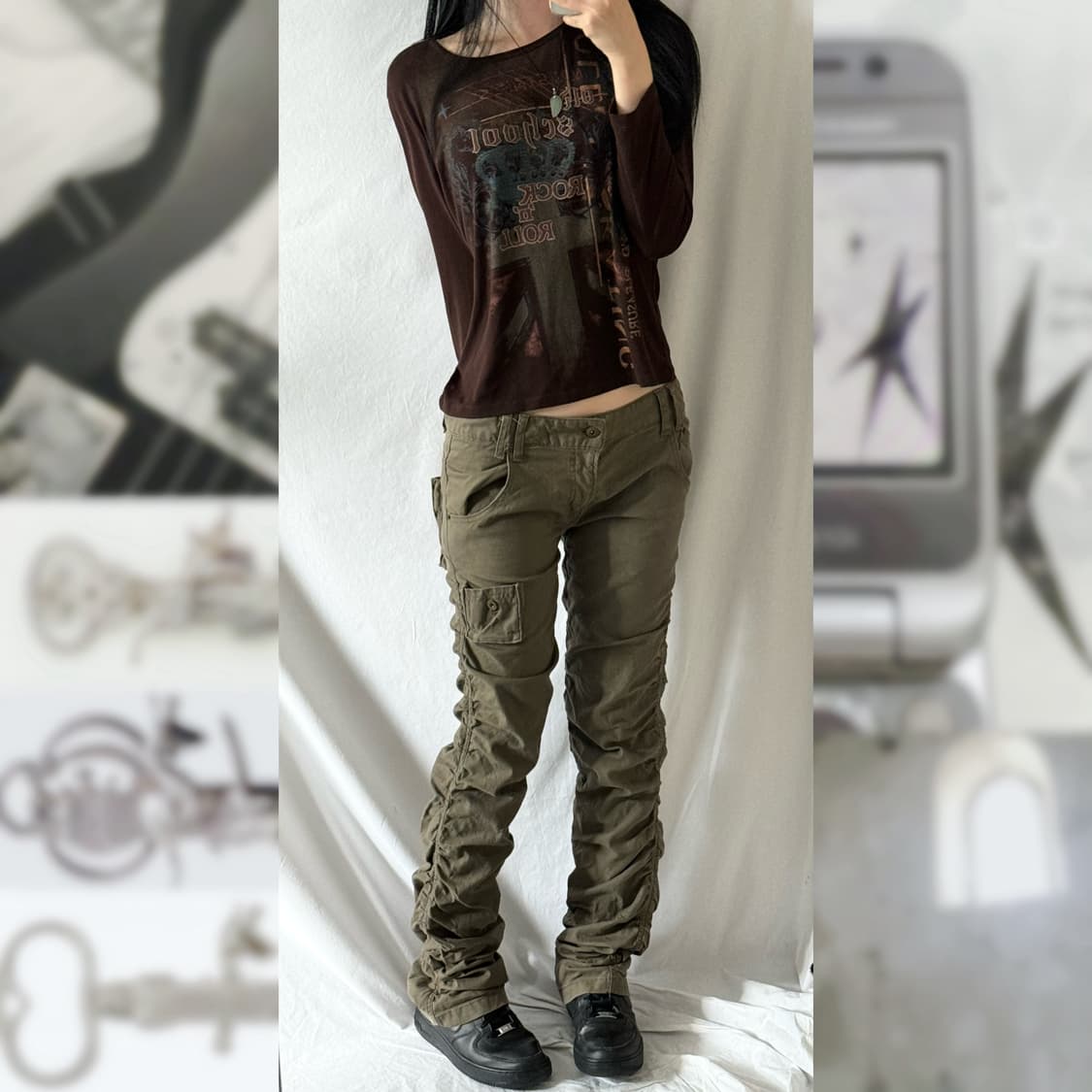 셔링 팬츠 상품이미지3