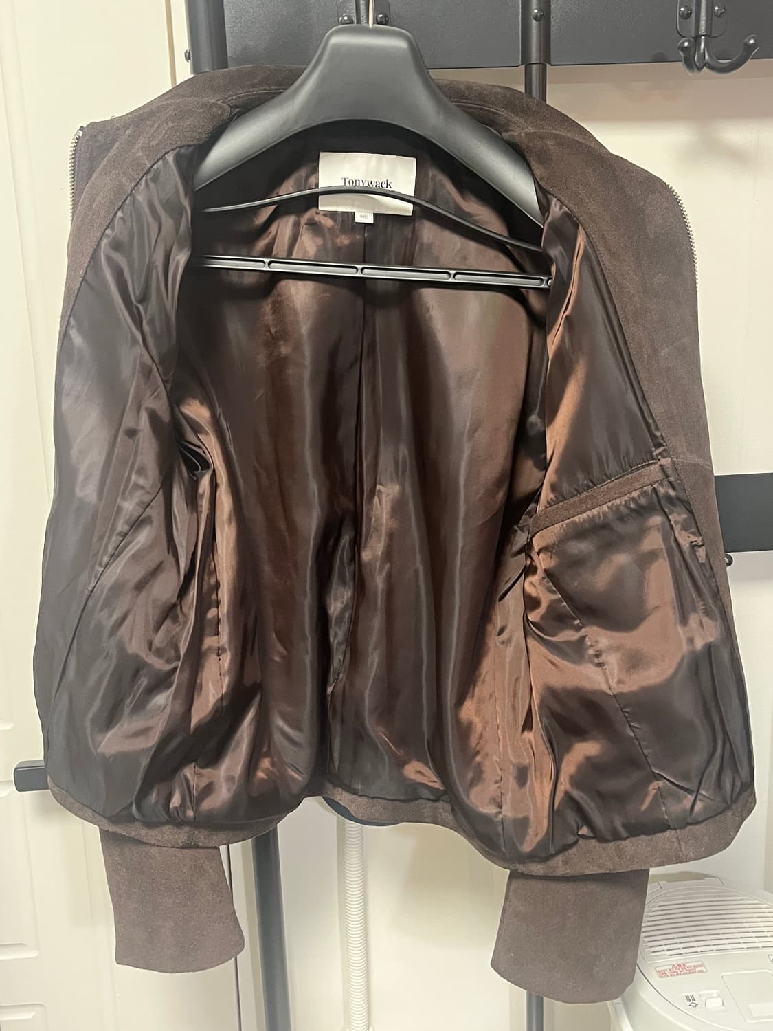 토니웩 스웨이드 지퍼 자켓 50(L) 다크브라운 상품이미지3