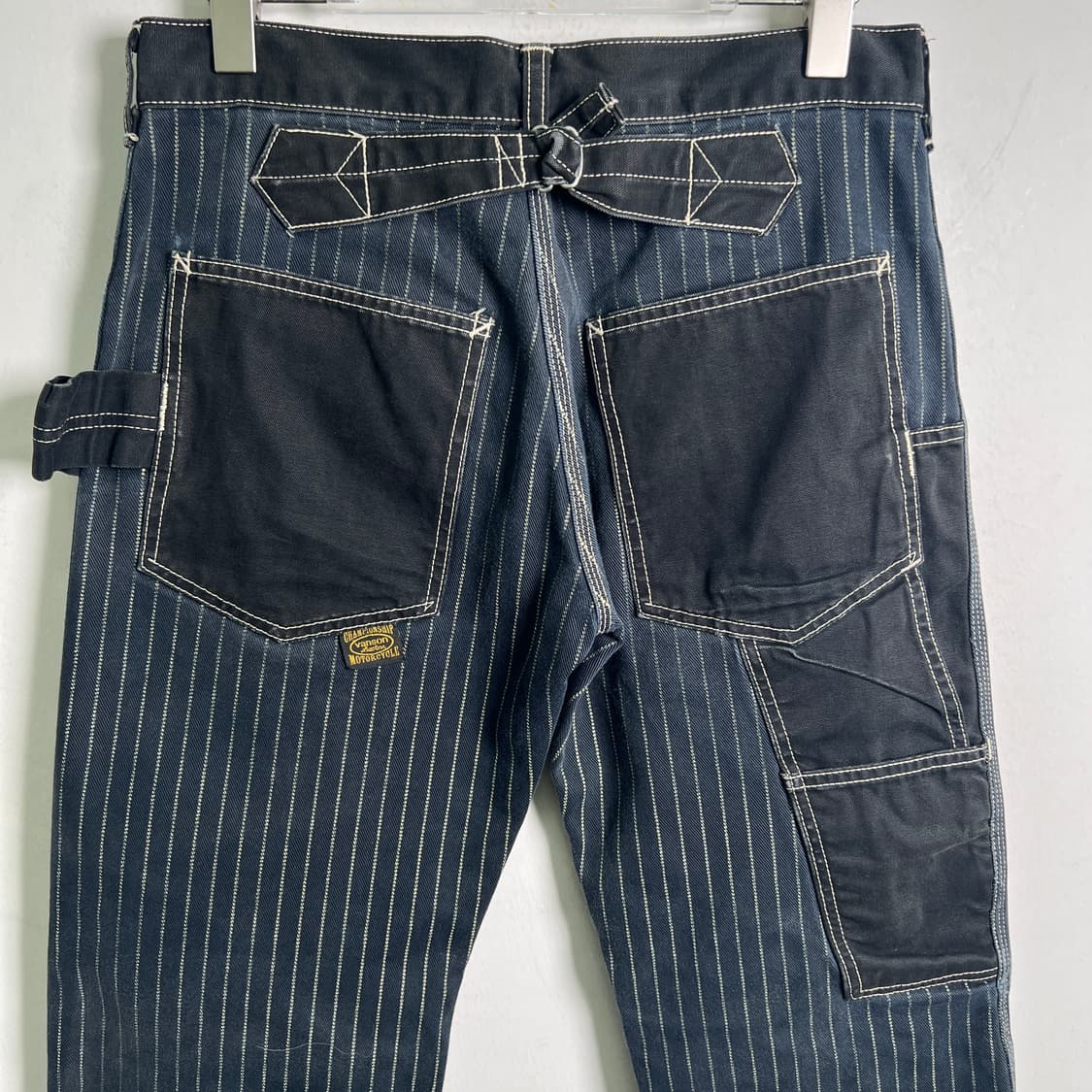 밴슨 레더 더블니 카펜터 데님 팬츠 30 상품이미지7