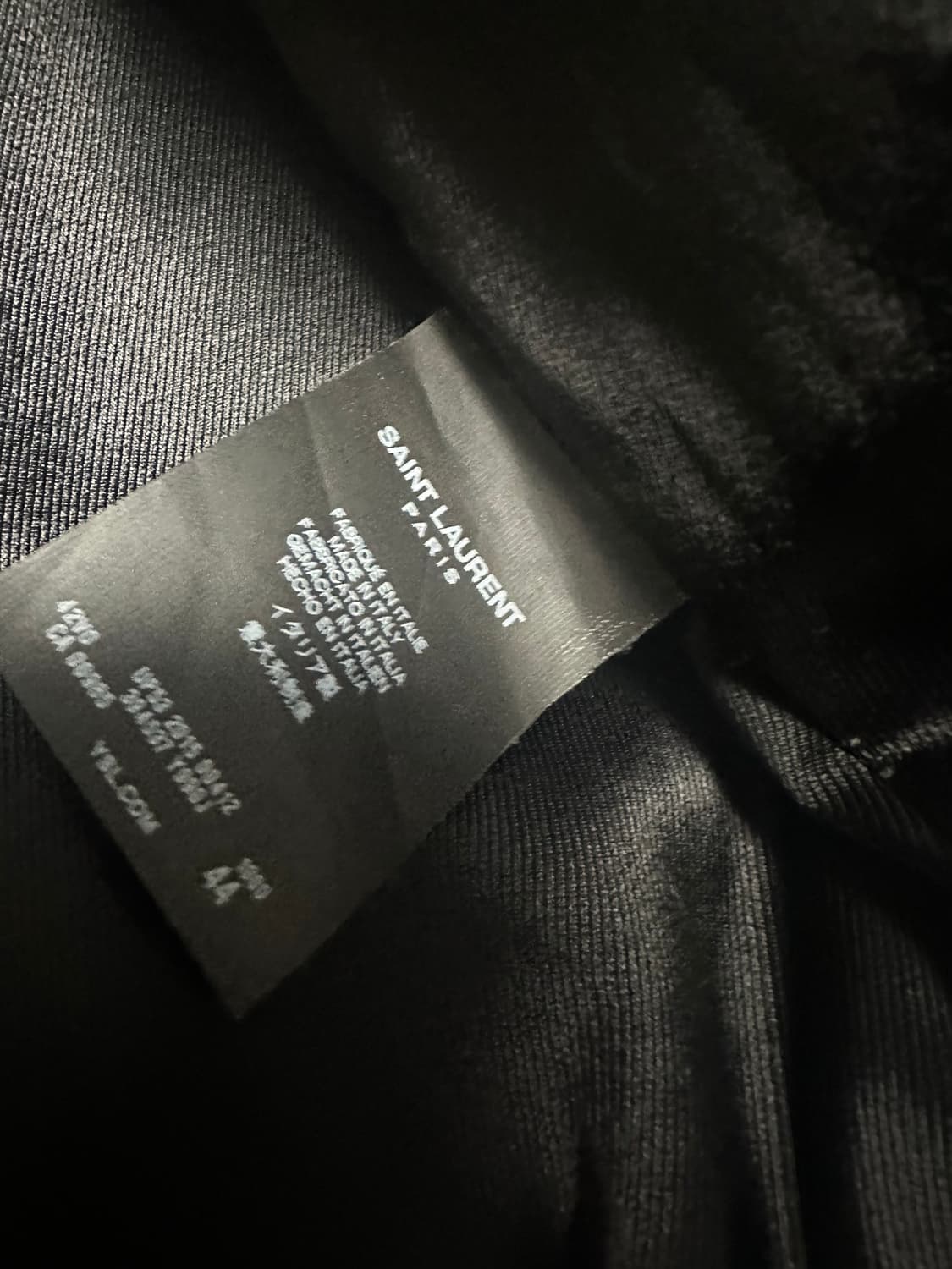 생로랑 벨벳 스왈로브스키 자켓 상품이미지4