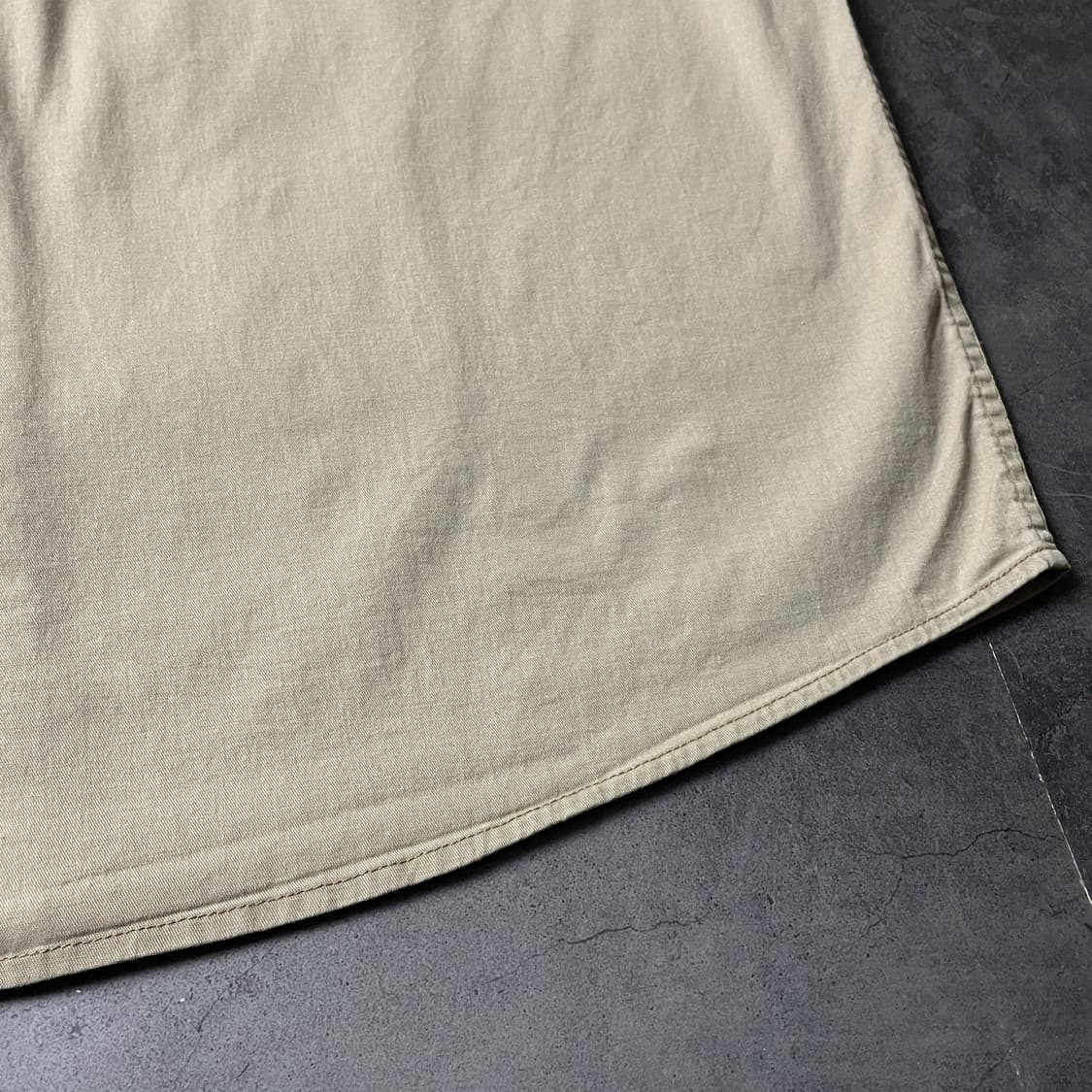 WRANGLER 랭글러 빈티지 베이지 플랩포켓 반팔 셔츠 A00759 상품이미지9