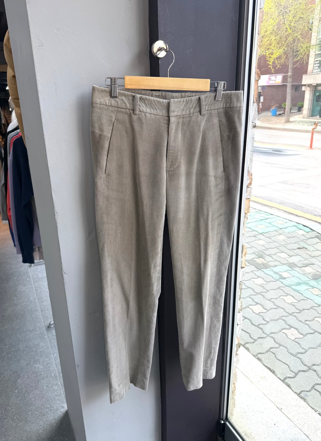 30~31/ 우영미 코듀로이 원턱 팬츠 상품이미지2