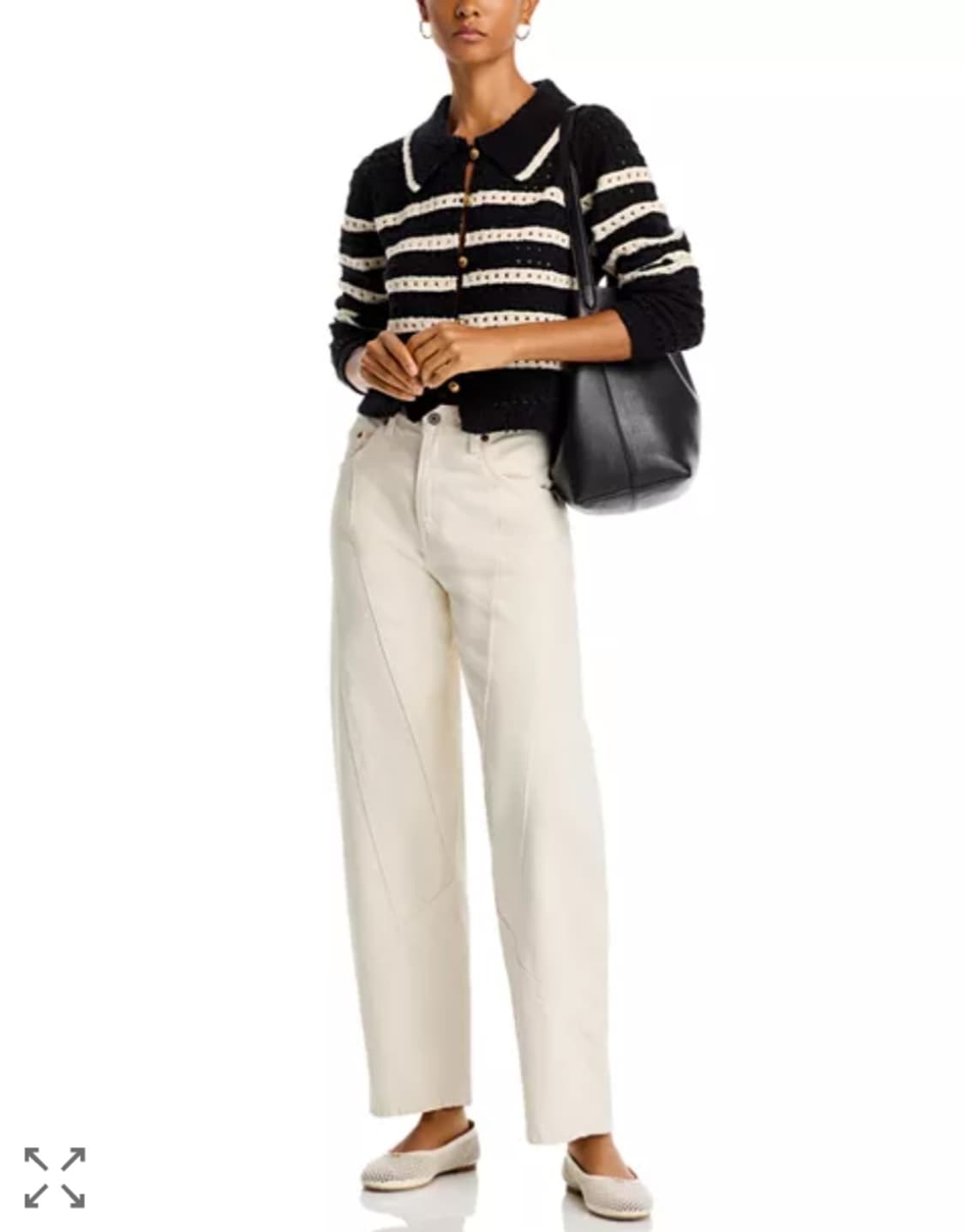 마시모두띠 코튼 스트라이프 가디건 M사이즈 상품이미지1