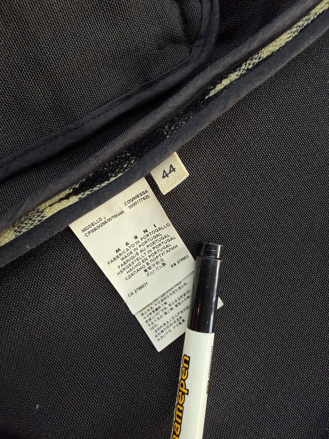 IT44/ 마르니 2012 런웨이 에디션 체크코트 자켓 상품이미지9