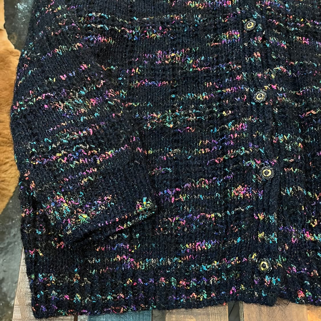 빈티지 핸드메이드 니트 가디건 상품이미지3