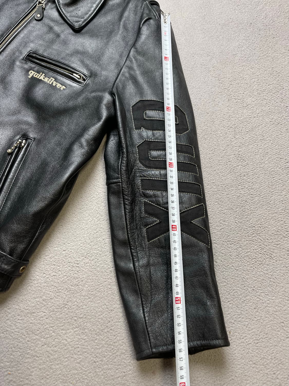 QUIKSILVER 퀵실버 소가죽자켓-100 라이더자켓 상품이미지3