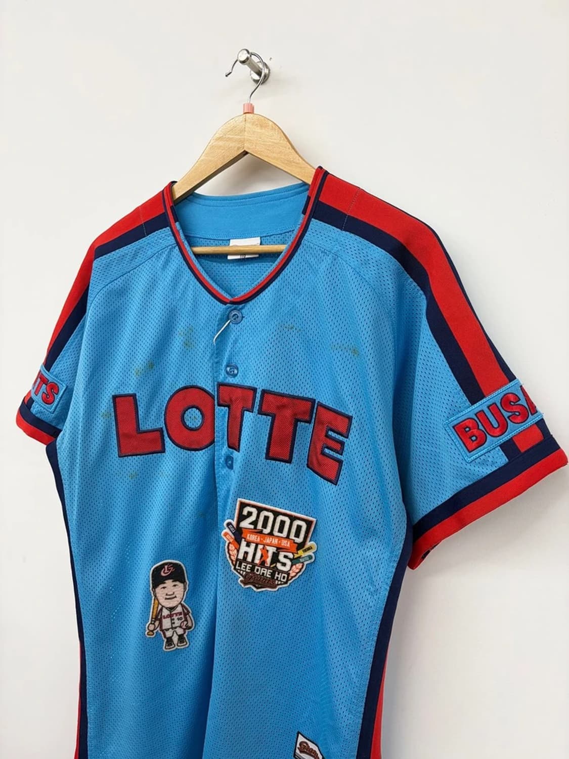 롯데 자이언츠 이대호 선수 반팔 유니폼 PN9744 상품이미지4