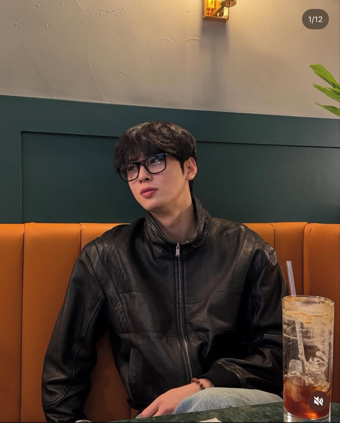 생로랑 차은우 가죽점퍼 52  상품이미지1