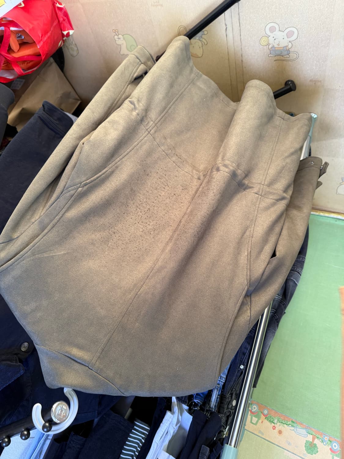 연예인들이 즐겨입는 루오모 스웨이드 자켓 L sss급 판매합니다 상품이미지4