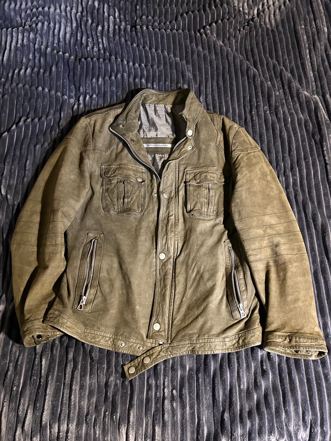 Series Sheep Skin Biker Jacket 상품이미지1