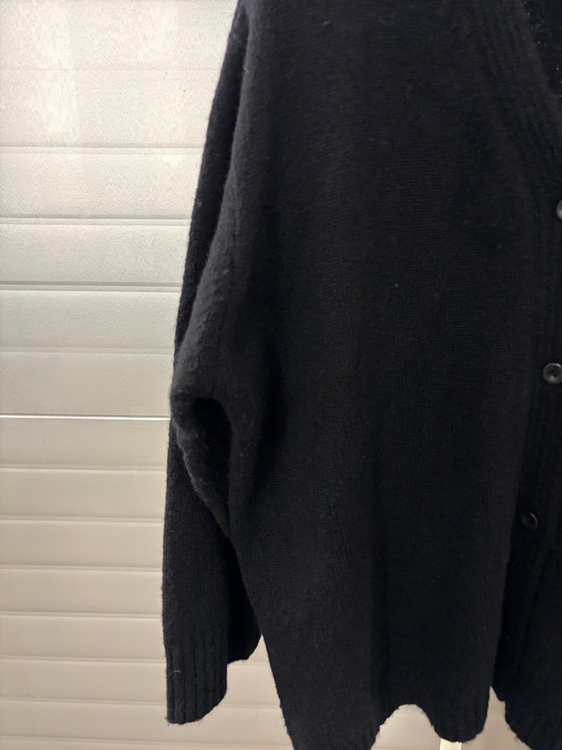 모이아 23FW 2way 알파카 가디건 블랙  상품이미지3