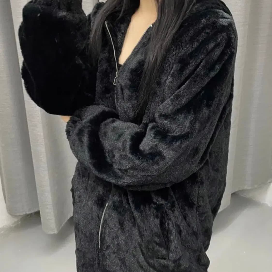 우사미미 빈티지 후드집업 토끼 갸루 락시크 펑크 상품이미지4