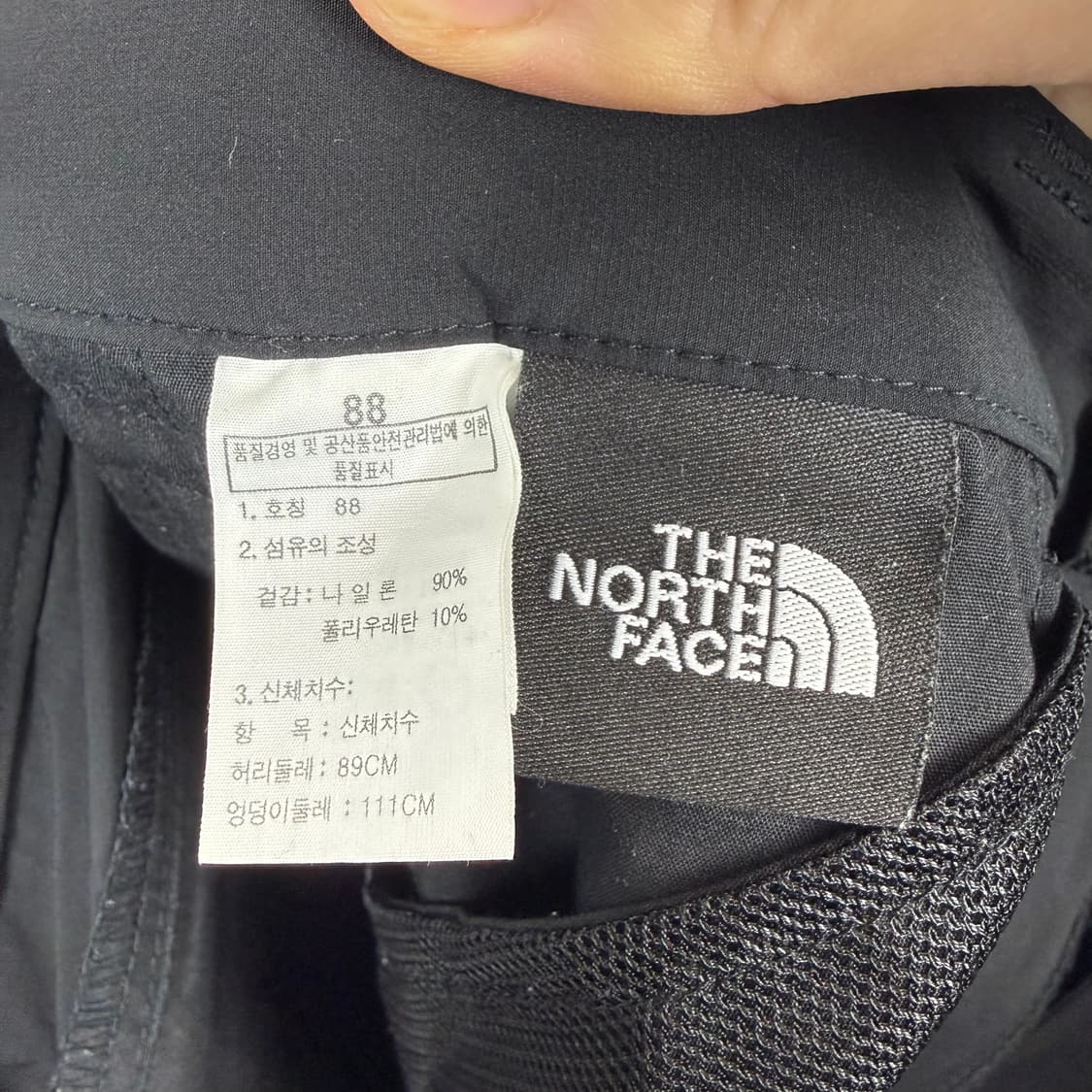 (88) 노스페이스 엘곤 카프리 등산 팬츠 블랙 상품이미지4