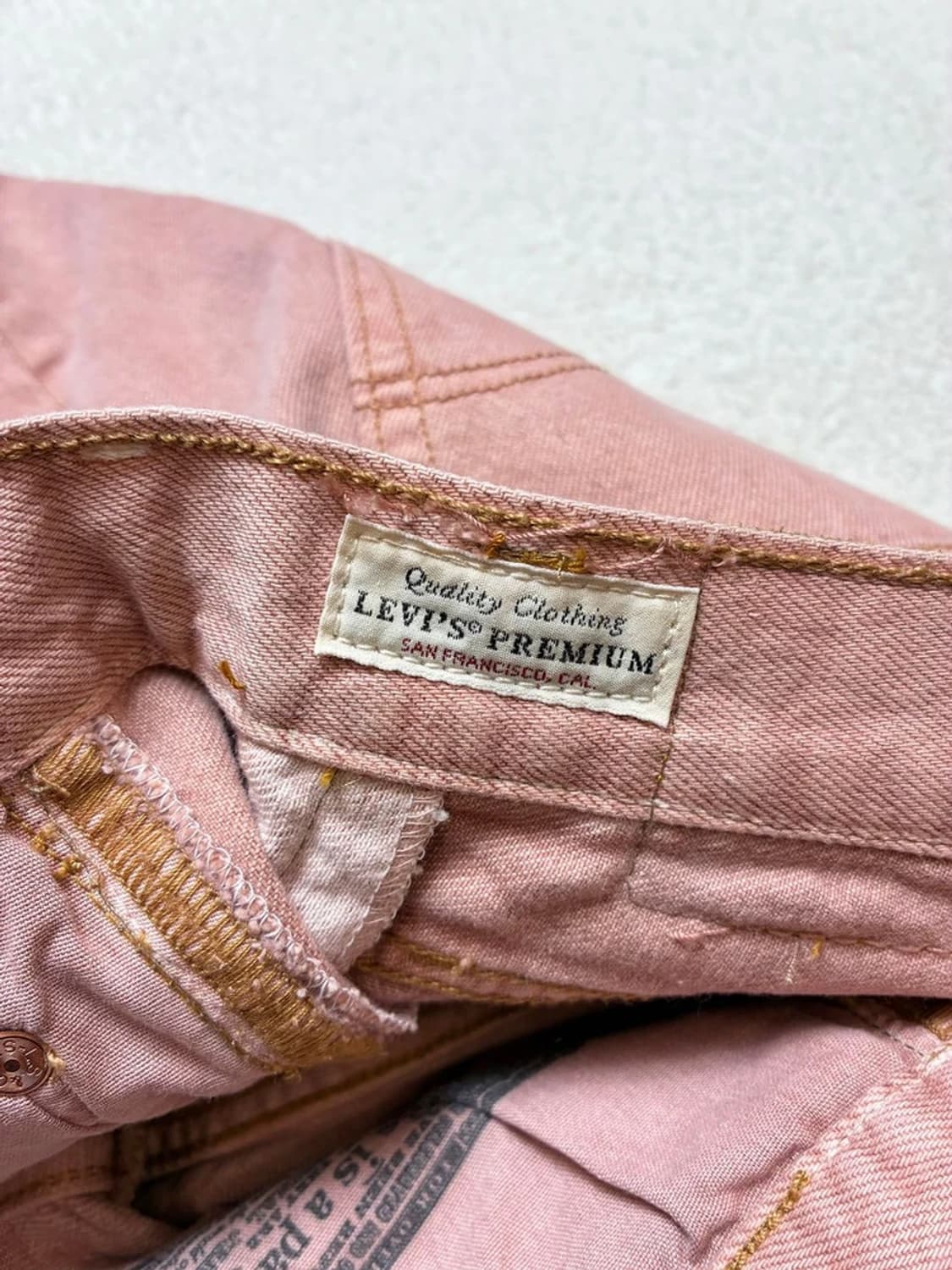 리바이스 501 90's 스트레이트 컷팅 데님 팬츠 PN6642 상품이미지8