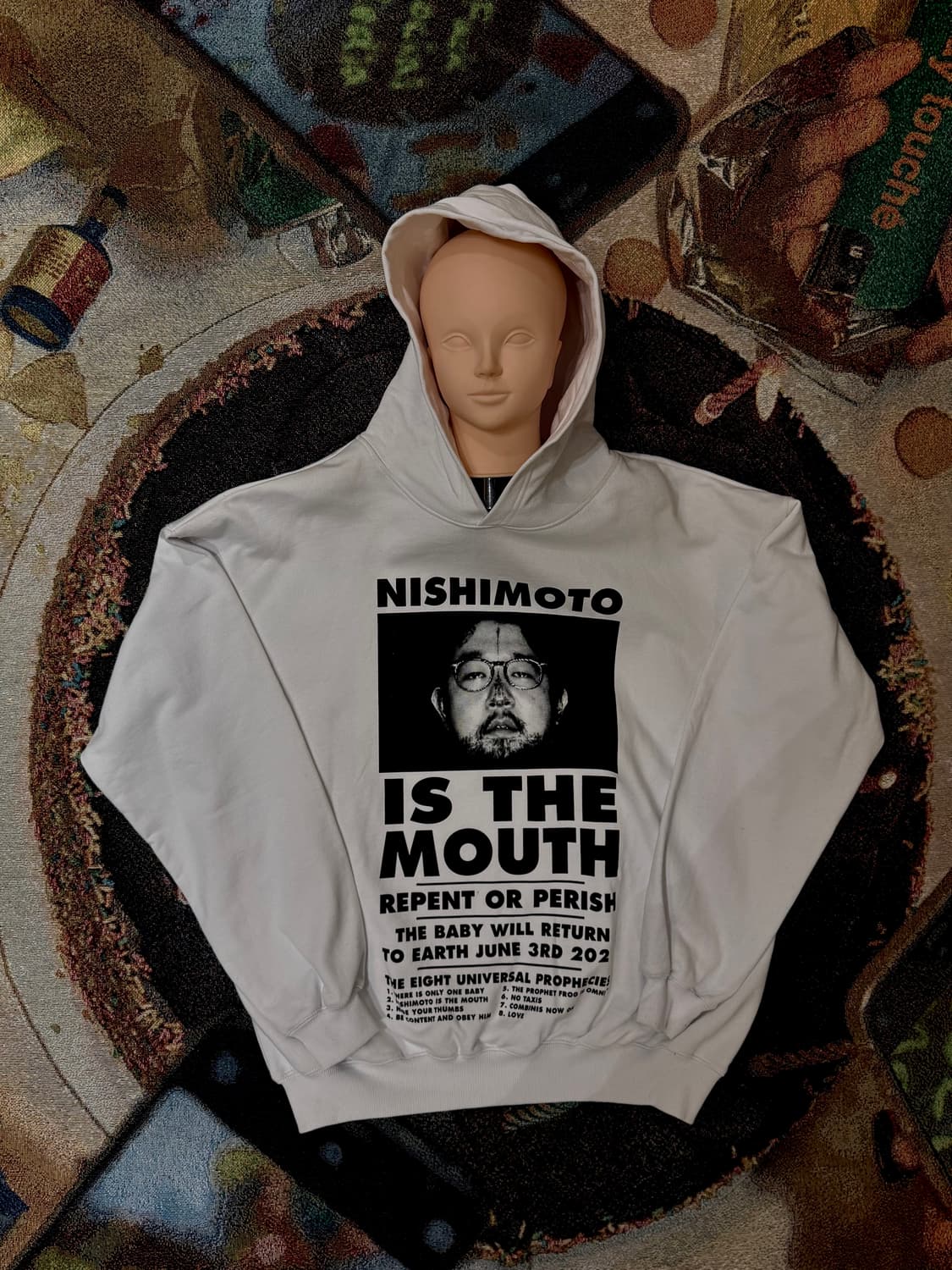 니시모토 이스 더 마우스 한정판 후디 제품 Xl&XXL 상품이미지1