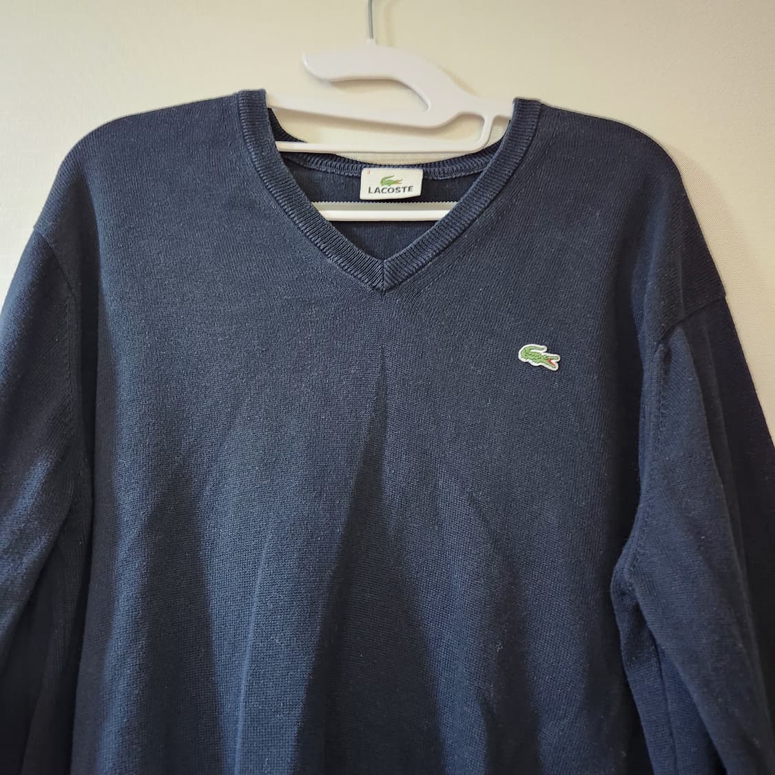 라코스테 로고 코튼 니트 4(L) 남여공용 상품이미지2