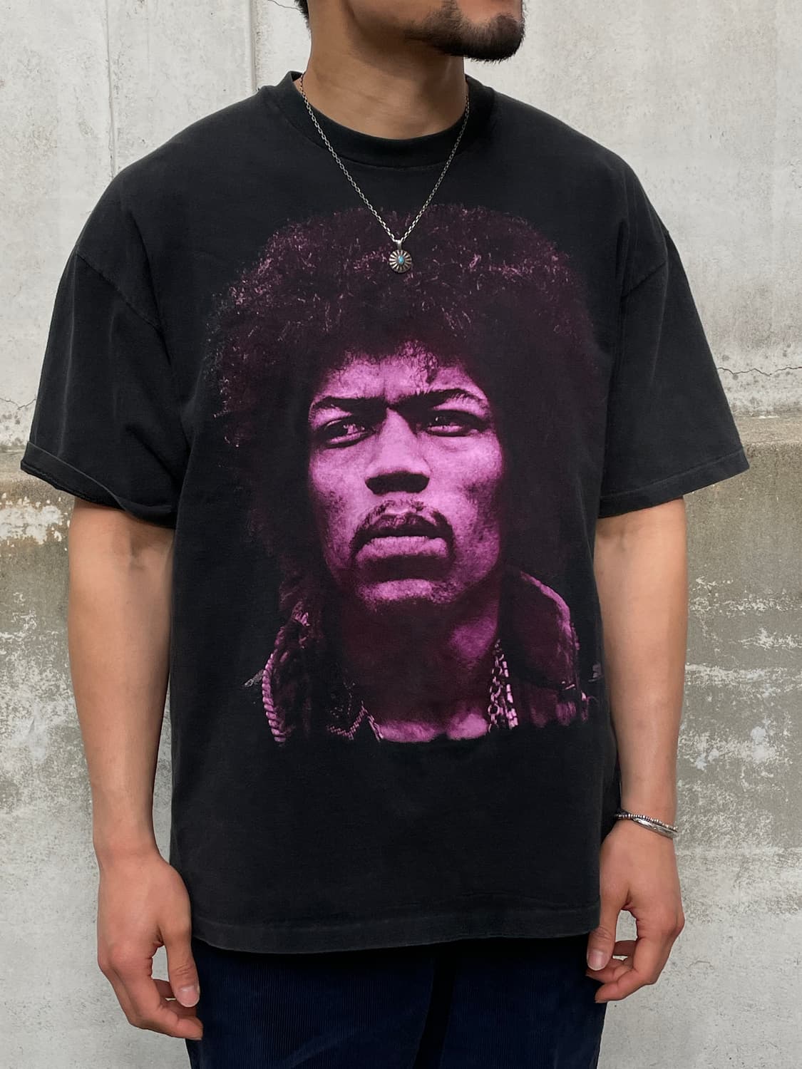 90s Jimi Hendrix Purple Portrait T(1994) 상품이미지2